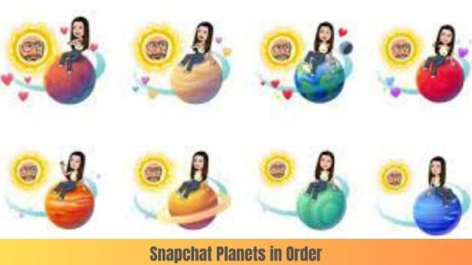 Snapchat Planets in Order